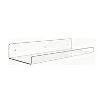 Étagères flottantes en acrylique transparent sans perçage, support mural de rangement pour salle de bain et cuisine, organisateur de présentation, rangement d'épices de cuisine