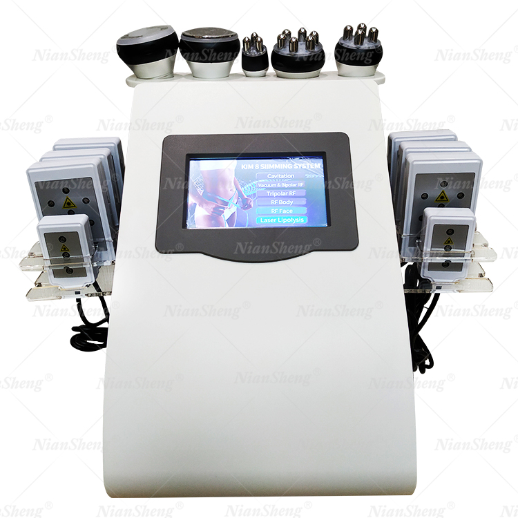 Black Friday Deal Factory Price 6 in 1 High Quality Kim 8 New Ultra Cavitation Rf Vacuum Slimming Machine
