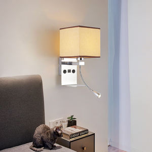 Nouveau Style LED USB chambre maison applique luminaires américain blanc style moderne simple restaurant - Product Image 4