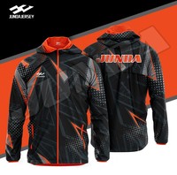Veste de baseball respirante, imperméable et chaude Junda, unisexe, softshell, sport, fermeture éclair, imprimé, grande taille, coupe-vent