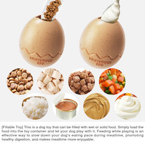 כלב הסיטונאי צעצוע אינטראקטיבי עבור בעלי חיים accesorios para mascotas כדורי ביצה לעצב כלב דולף מזון איטי לחיות מחמד - Product Image 2