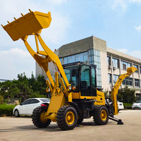 Escavatore Idraulico 4x4 con Caricatore Frontale per Frutteti, Certificato CE EPA, Prodotto in Cina