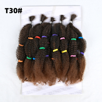 Vente en Gros Nobles, Mèches Torsadées Kinky de 14 Pouces, Qualité Supérieure, Nobles Gold Kinky Afro, Gros Paquets de Mèches, 20 Brins/Paquet, Tresses au Crochet