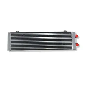 Universal Dual Pass Bar Plate Oil Cooler 18.5 "× 5.5" × 1.58 "Core Large