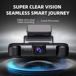 Xu Hướng Mới Hộp Đen Kép Dash Cam 4-Ống Kính Xe <span class=keywords><strong>DVR</strong></span> HD 1080P Video Recorder Với Ghi Âm Vòng Lặp Tầm Nhìn Ban Đêm 1-Năm Bảo Hành - Product Image 2