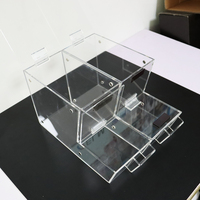 Distributeur de bonbons de table empilables transparents en acrylique, distributeur de nourriture en vrac sec, distributeur de noix de bonbons de céréales à vendre