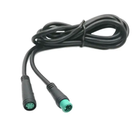 Personnaliser M6 M8 IP65 étanche Ebike connecteur câble d'extension 2 broches 3 broches 4 broches 5 broches 6 broches mâle femelle connecteur prise LED fil
