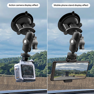 Cámara DE ACCIÓN estable, soporte de ventosa única, montaje de parabrisas de coche para Gopro <span class=keywords><strong>Hero</strong></span> 13 12 11 10 9 Insta360 X4 X3 - Product Image 6