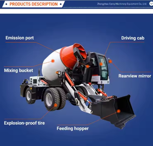 JBC-26 Self-Loading Concrete Mixer - 2.6m&sup3; <strong>Batch</strong>, 270&deg; Rotation, Mobile - Product Image 4