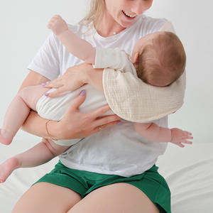 Maydow Burp chiffons 100% coton solide nouveau-nés et bébés garçons et filles unisexe Burp tissu bébé bavoirs - Product Image 3