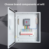 Boîtier de distribution triphasé à quatre fils pour compteur, étanche pour extérieur, en acier laminé à froid pour chantier