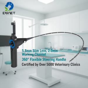 Endoscope vétérinaire portable EURVET avec source lumineuse pour une utilisation pratique en cliniques vétérinaires pour chiens et <span class=keywords><strong>chevaux</strong></span> - Product Image 1