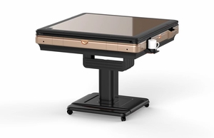 Mesa de <span class=keywords><strong>Mahjong</strong></span> automática, mesa plegable de Metal, con ruedas, silenciosa - Product Image 4