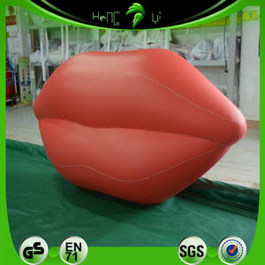 Lèvres gonflables rouges et Sexy, jouets pour bébé, rouge avec trou SPH - Product Image 3