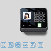 Machine de pointage biométrique T1000 avec écran de surveillance selfie, reconnaissance faciale et palmaire, horloge de présence pour bureau, école, usine