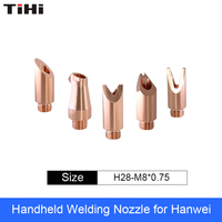 Buses de soudage laser Hanwei M8 H28, buses en cuivre pour machine de soudage laser portative pour SUP