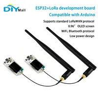 Tarjeta de Desarrollo Heltec LoRa32 V3, LoRa 32 SX1262 ESP32-S3 Wifi BLE con Antena Macho de 5DBi para Meshtastic