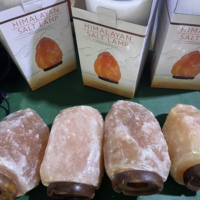 Chambre à coucher Cristal Rose Naturel Artisanat Gradateur Himalaya Rock Salt Light Himalayan Salt Lamp
