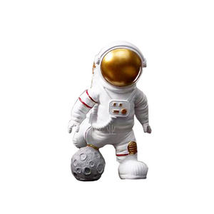 Figura de Astronauta, Escultura de Resina, Decoración Artística Moderna para Exteriores, Montaje en Suelo, Paquete de Varias Piezas - Product Image 3