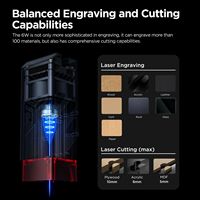 Machine de gravure laser CNC ACMER P1 S PRO DIY, puissance de sortie comprimée, vitesse rapide, haute précision, découpe laser