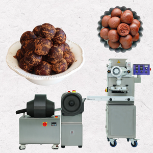 Petite machine à boules énergétiques Machine à boules de tamarin au <span class=keywords><strong>rhum</strong></span> Bouchées protéinées Mini ligne de production automatique de boules de pâte à l'avoine - Product Image 1