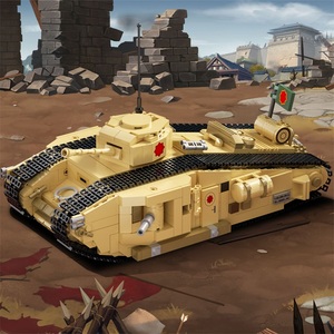 Goldmoc Indiana Jones <strong>Army</strong> Heavy Battle <strong>Tank</strong> Mark IV Bricks Toys Military <strong>Tank</strong> DIY Bricks Model Kids Toys Building Blocks <strong>Set</strong>