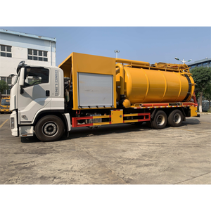 ISUZU GIGA 6X4 <b>10</b> Wheels Sewage Suction Truck Fecal Cargo Truck High Pressure Suction-type Sewer Cleaning Truck for Sale - Product Image 6