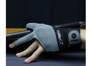 CPBA Billiards Glove 3 Finger Pool Glove Left Hand Durable Stitched Nylon Water Resistant Portable Snooker Cue Sport Glove for - Product Image 1