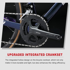 Vélo de route en fibre de carbone KABON T800 700C 105 <span class=keywords><strong>R7000</strong></span> 22 vitesses, vélo de course léger avec frein à disque - Product Image 4