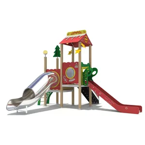 HUADONG HD-LSM011 пластиковая детская площадка на открытом воздухе на Рождество