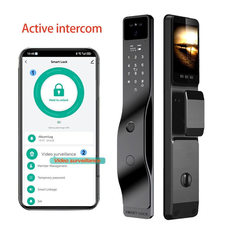 Noir/Visage + Interphone actif