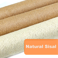 Ersatz Kratz baum Kratz baum Natürliches Sisal Juteseil 4mm M8 Cat Scratcher Spielzeug