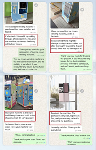 Máquina Expendedora Inteligente de Helado Suave - Servicio Rápido en 15 Segundos, 59 Sabores Personalizables, Preparación Rápida con Código NFC/QR - Product Image 6