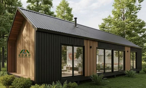 Cabane en bois préfabriquée contemporaine, écologique, durable, imperméable, <span class=keywords><strong>à</strong></span> énergie solaire, très vendue, installation rapide, pour maison, hôtel - Product Image 5
