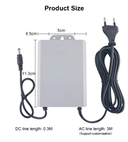 Batterie au lithium bon marché 2400mah 3600mah 6000mah 12V 2A Adaptateur d'alimentation externe UPS pour caméra WIFI