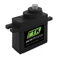 Servo Digital PTK 8482 MG-D HV con Engranajes Metálicos, Motor 2BB, 7.3kg, 0.059s, Compatible con Lipo 2S 4.8V-8.4V para RC, Aviones de Ala Fija, Planeadores, F3P y Coches