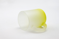 Tasses en verre dégradé vierges, gobelets en verre dépoli pour sublimation, tasses à bière personnalisées en verre coloré 11oz