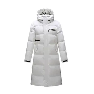 Inverno donna e uomo 700 riempito 321g imbottitura Parka donna caldo lungo piumino d'anatra cappotti