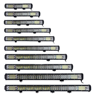 Barre lumineuse LED super fine pour tout-terrain, étanche, simple ou double rangée, accessoire de vente en gros pour camion 4x4
