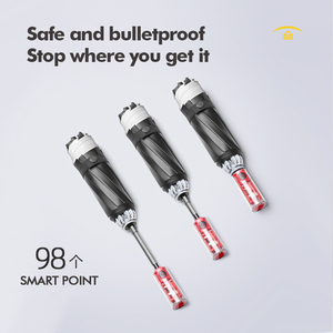 Entièrement automatique moderne 10-os réfléchissant trois personnes en fibre de verre parapluie soleil pluie protection Rural noir enduit adulte affaires - Product Image 4