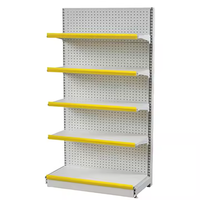 Étagères de gondole Étagères métalliques Étagères de présentoir d'épicerie Étagères étagères métalliques de supermarché de magasin