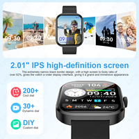 Relojes Inteligentes LIGE BWG21 para Mujeres y Hombres, Monitor de Actividad Física, Contestador de Llamadas, Reproductor de Música, Monitor de Ritmo Cardíaco y Sueño, Compatible con IOS y Android, Negro