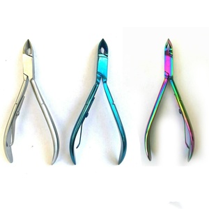 คีมตัดหนังกำพร้าทำจากสเตนเลสสตีลที่มีความแม่นยำ & กรรไกรตัดเล็บมืออาชีพสำหรับการทำเล็บมือและการดูแลส่วนบุคคลใช้นิ้วมือและนิ้วเท้า - Product Image 1