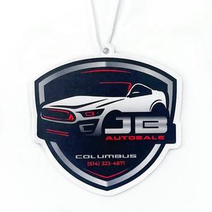 맞춤형 디자인, 오래 지속되는 향수 종이 자동차 공기 청정기, 로고가 있는 다양한 냄새 공기 청정기 자동차 - Product Image 6