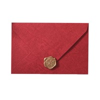 Ensemble de papeterie avec motif d'arbre, invitation de mariage faite à la main avec enveloppe, sceau de cire, décoration de mariage élégante