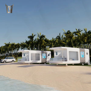 Steel Bull China Factory Modular Capsule Homes Prefab Tiny Space Capsule Cabin 2 3 Dormitorio Prefabricado Space Capsule House - Product Image 3