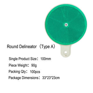Delineateurs de garde-corps routiers circulaires réfléchissants au <span class=keywords><strong>prix</strong></span> du concessionnaire et delineateurs d'avertissement flexibles en PU pour la sécurité routière - Product Image 3