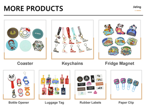 2D mềm Keychain tùy chỉnh kim loại phim hoạt hình Silicone Keyring với logo cá nhân Móc khóa cao su - Product Image 6