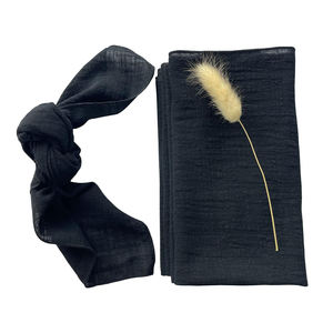 Serviettes en tissu de fromage en lin personnalisables faites à la main classique brodé tissu lavable Options de conception sans fin pour l'avion à la maison - Product Image 4