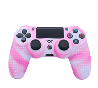 Coque de manette PS4 camouflage, coque en silicone pour manette PS4, coque en silicone pour PS4